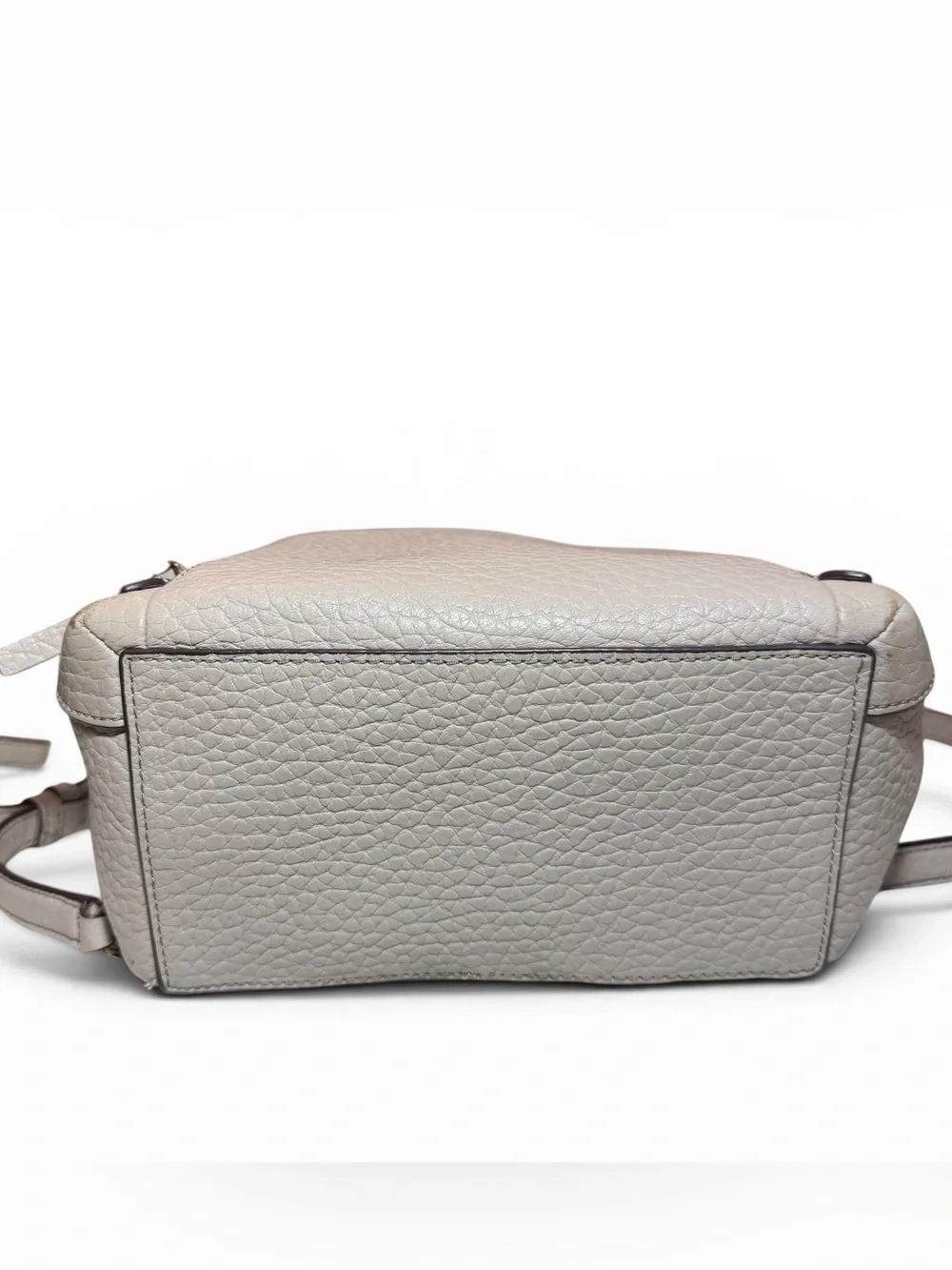 Kate Spade Caden Carter soft taupe Pebbled Leather Mini backpack